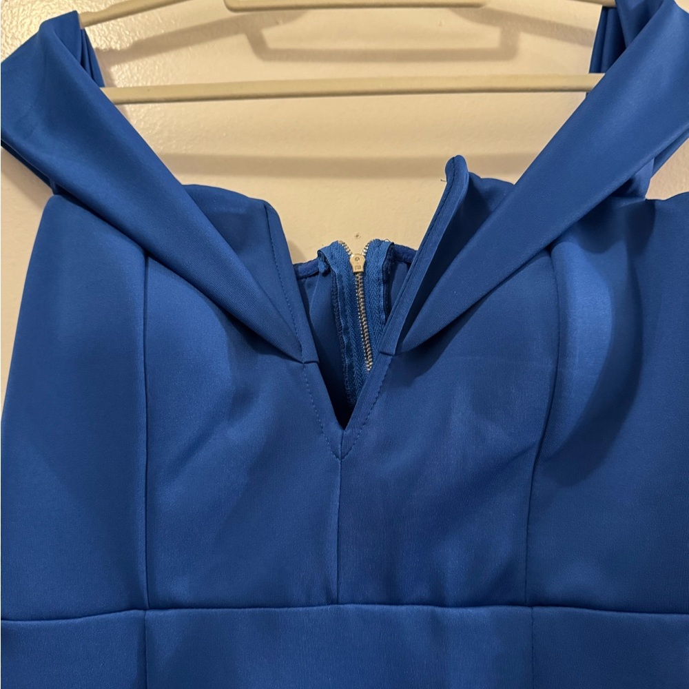 Elegant Blue BodyCon Dress